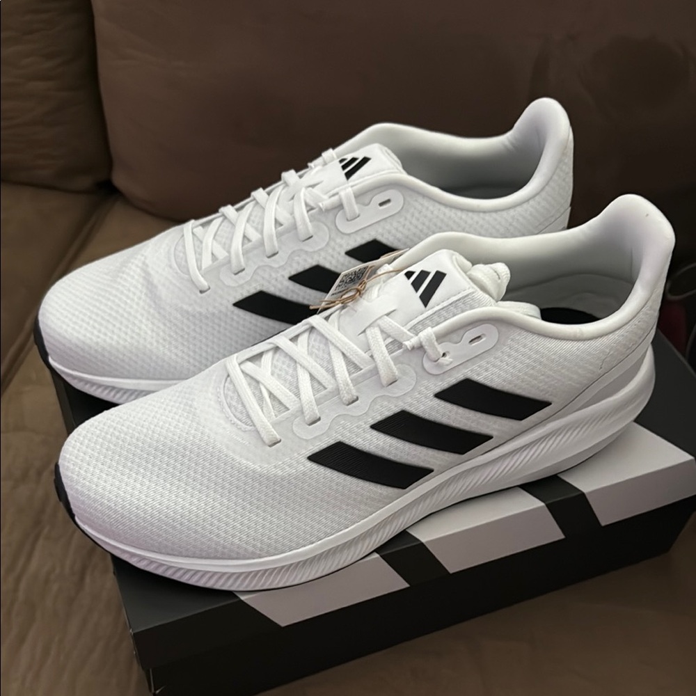 Adidas White and Black Sneakers